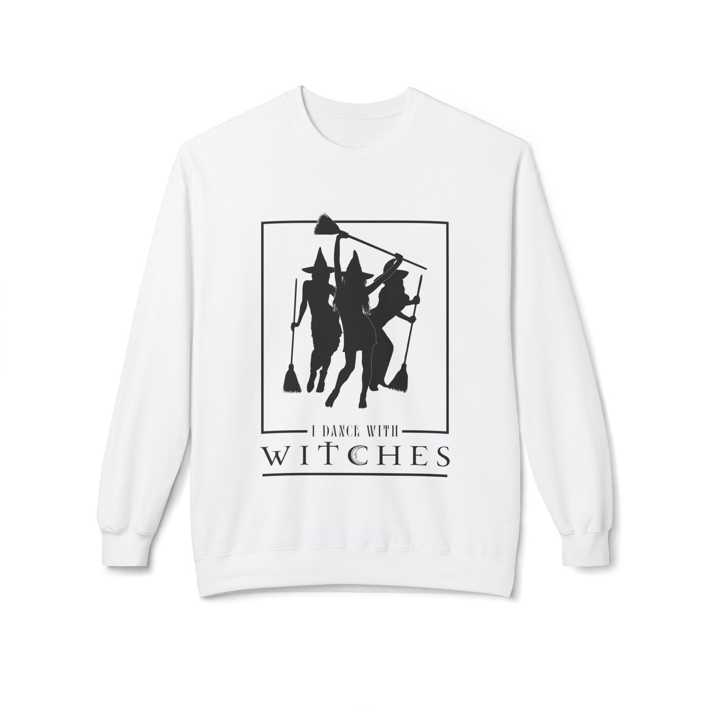 I Dance With Witches Fleece Crewneck Sweatshirt