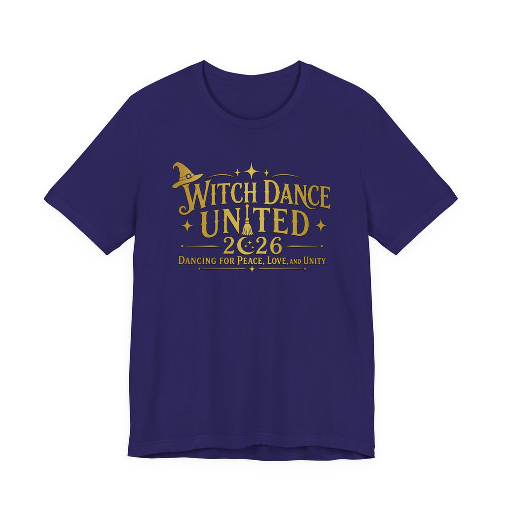 New Purple Passion Witch Dance United Tee  - Gold Lettering