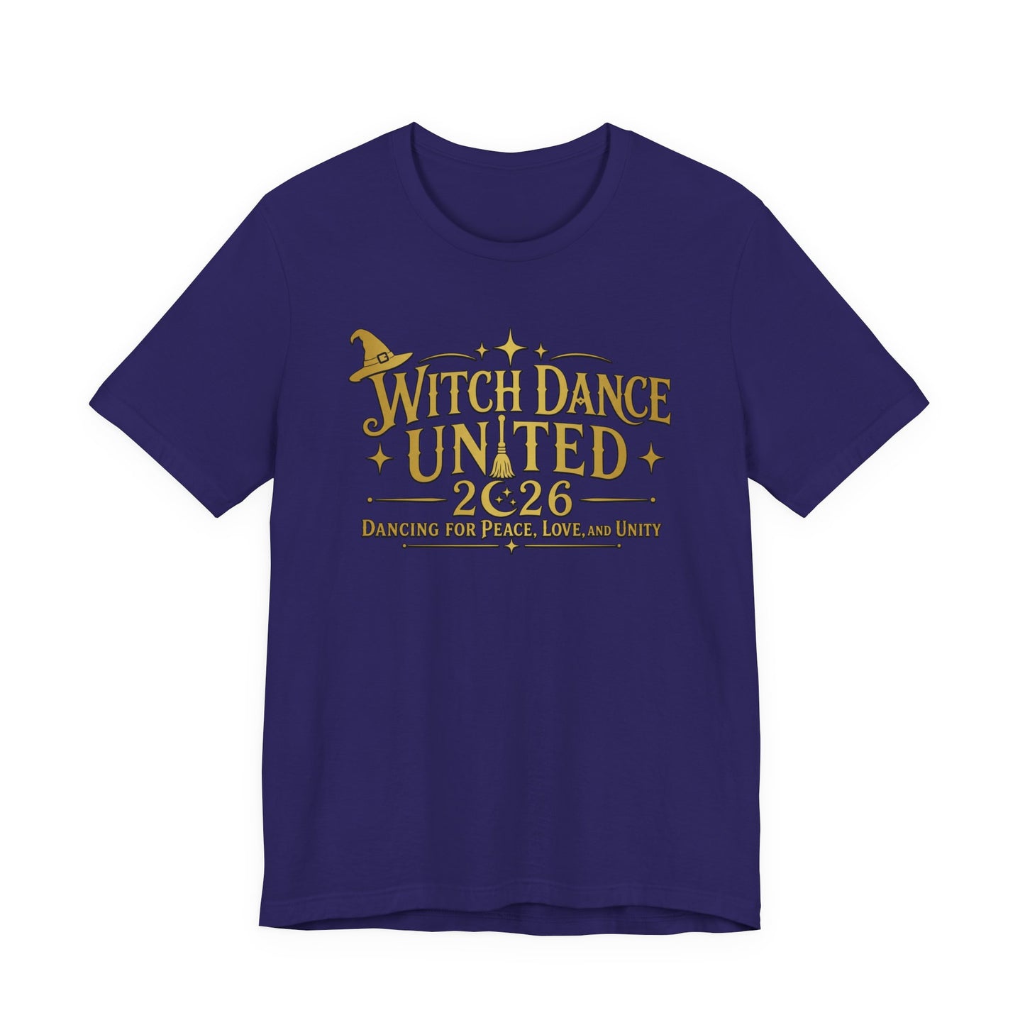 New Purple Passion Witch Dance United Tee  - Gold Lettering
