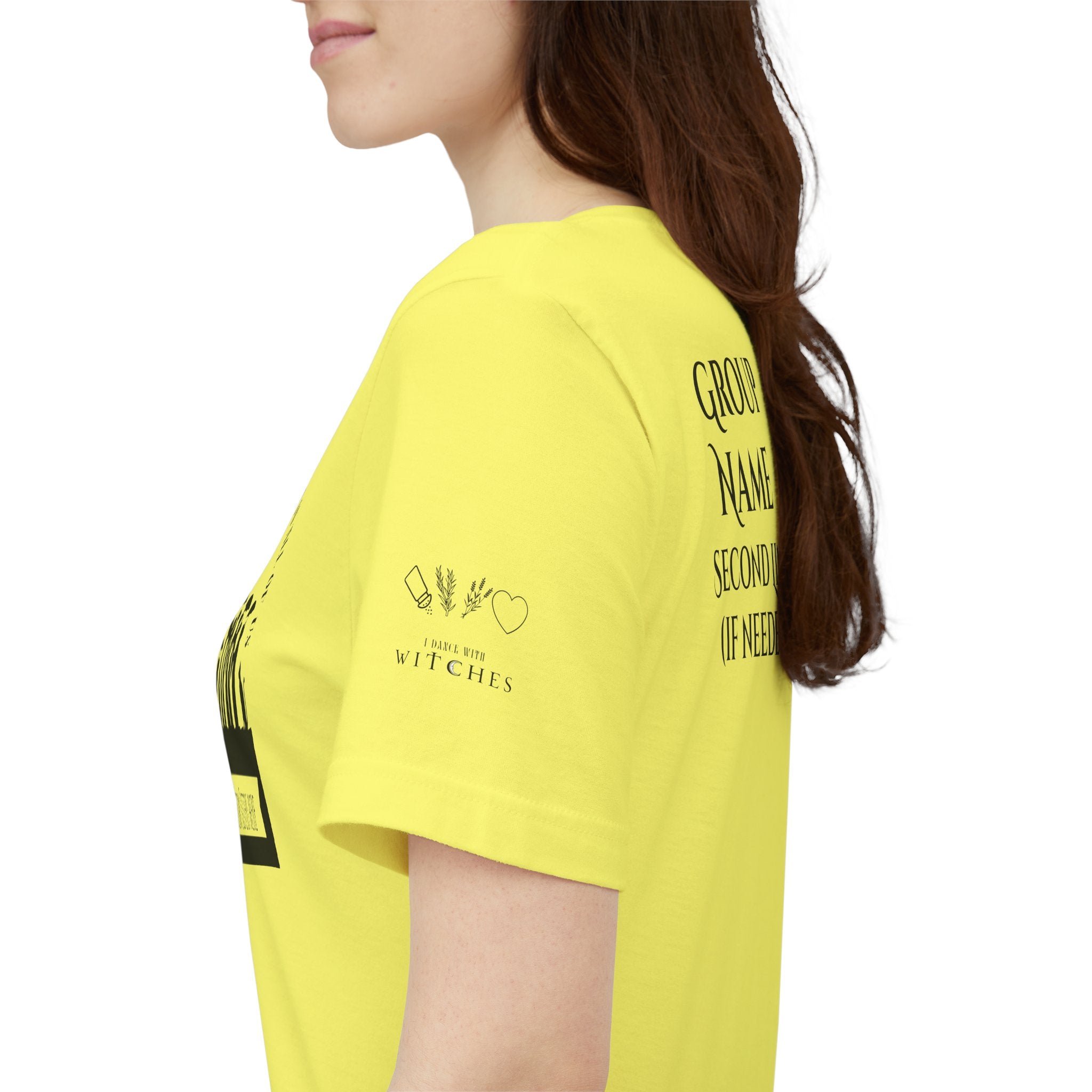 There’s a Dancing Witch in All of Us — Personalized Witch Dance Tee (lighter colors)