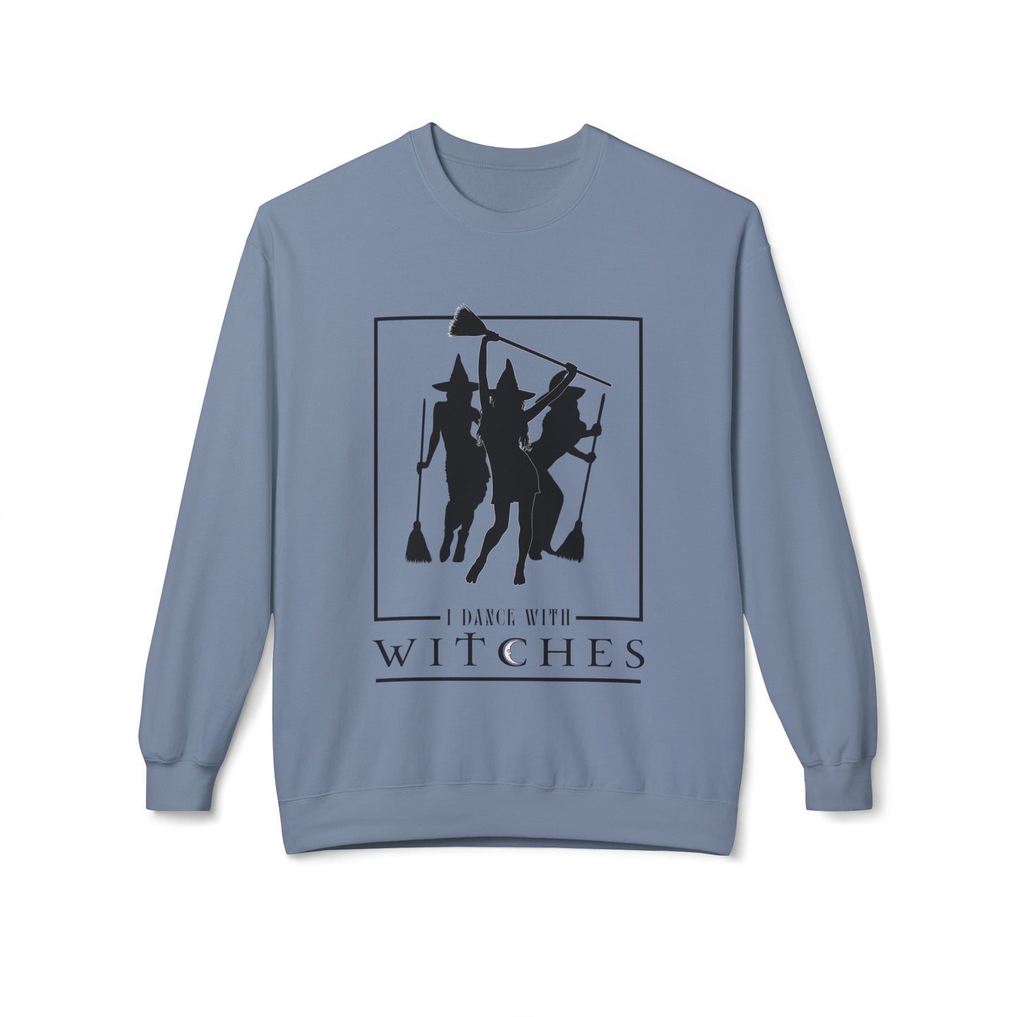 I Dance With Witches Fleece Crewneck Sweatshirt