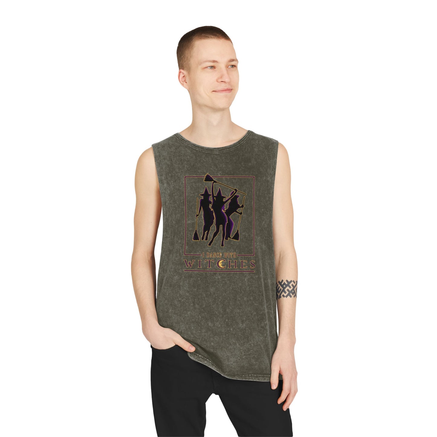 I Dance With Witches – Stonewash Tank