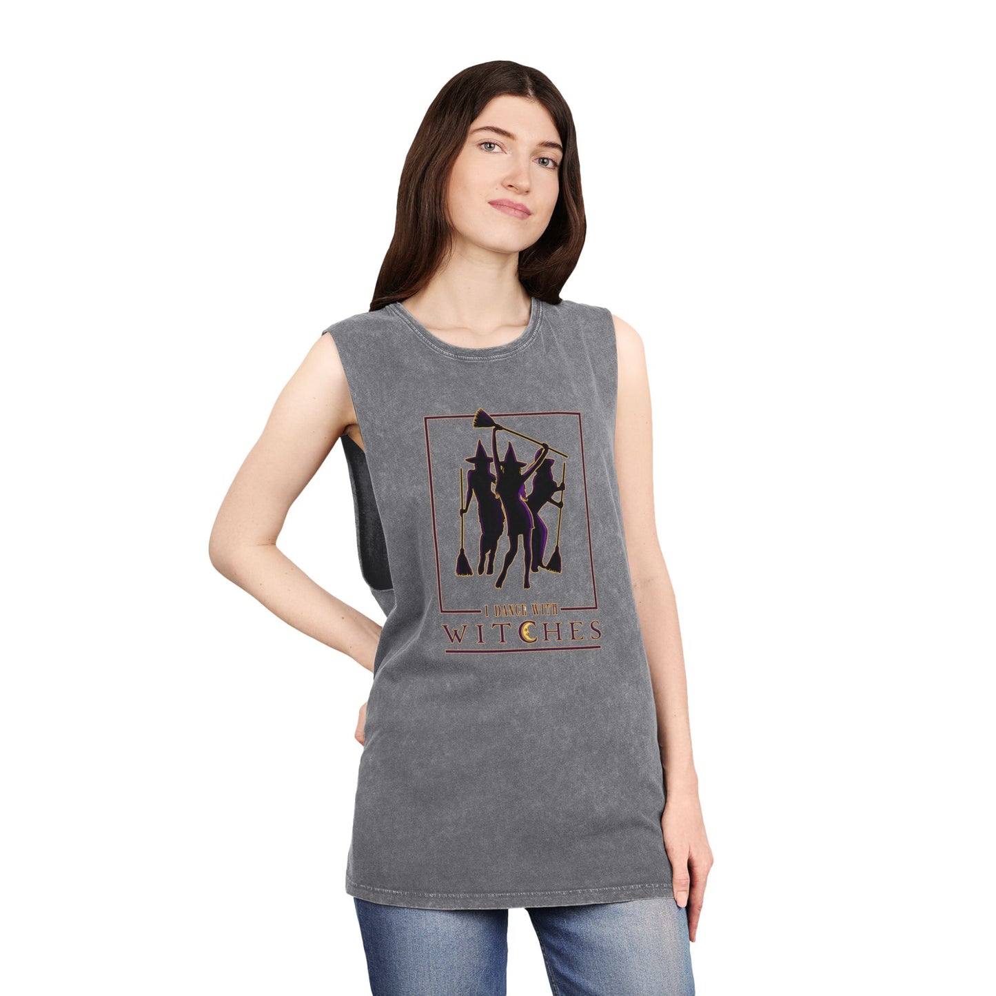 I Dance With Witches – Stonewash Tank