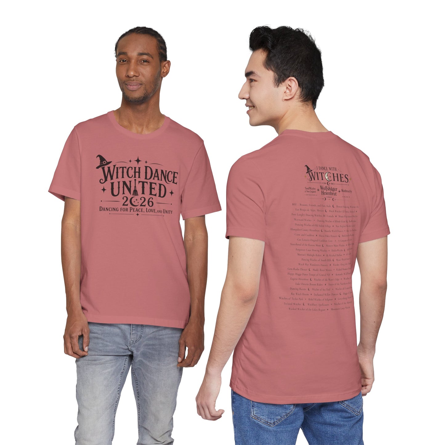 Witch Dance United 2026 Tee – Dancing for Peace, Love & Unity