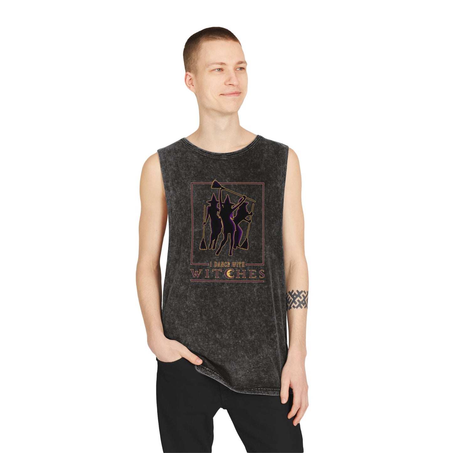 I Dance With Witches – Stonewash Tank