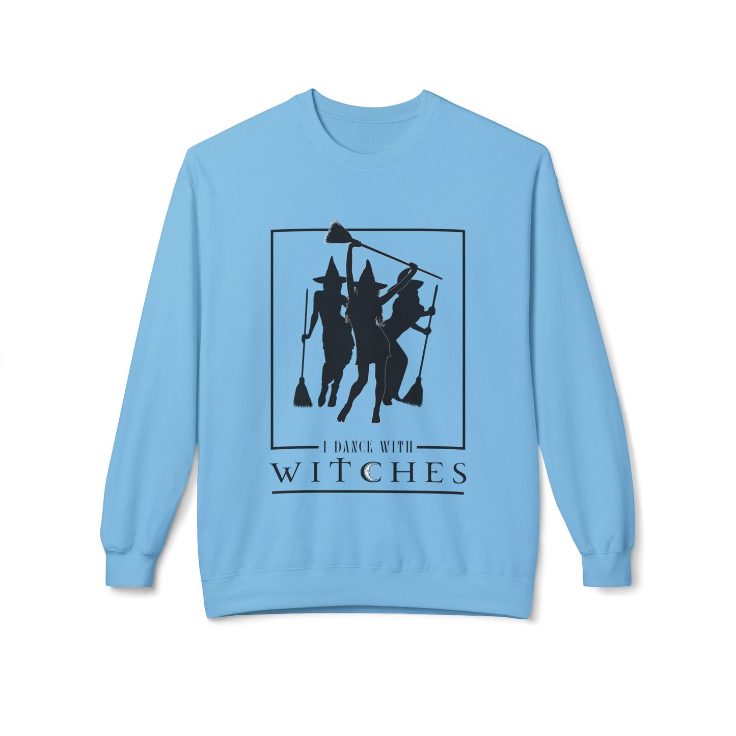 I Dance With Witches Fleece Crewneck Sweatshirt