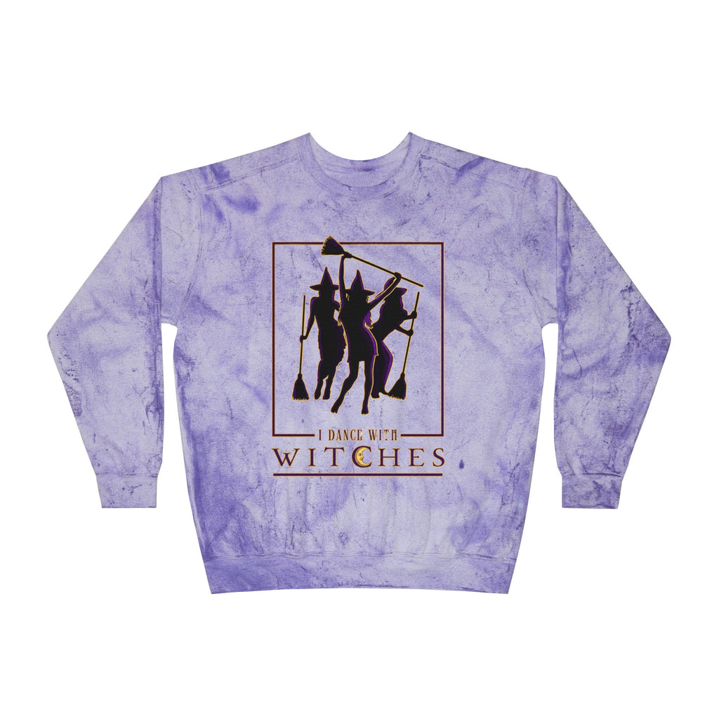 I Dance With Witches – Lavender Mineral Wash Crewneck