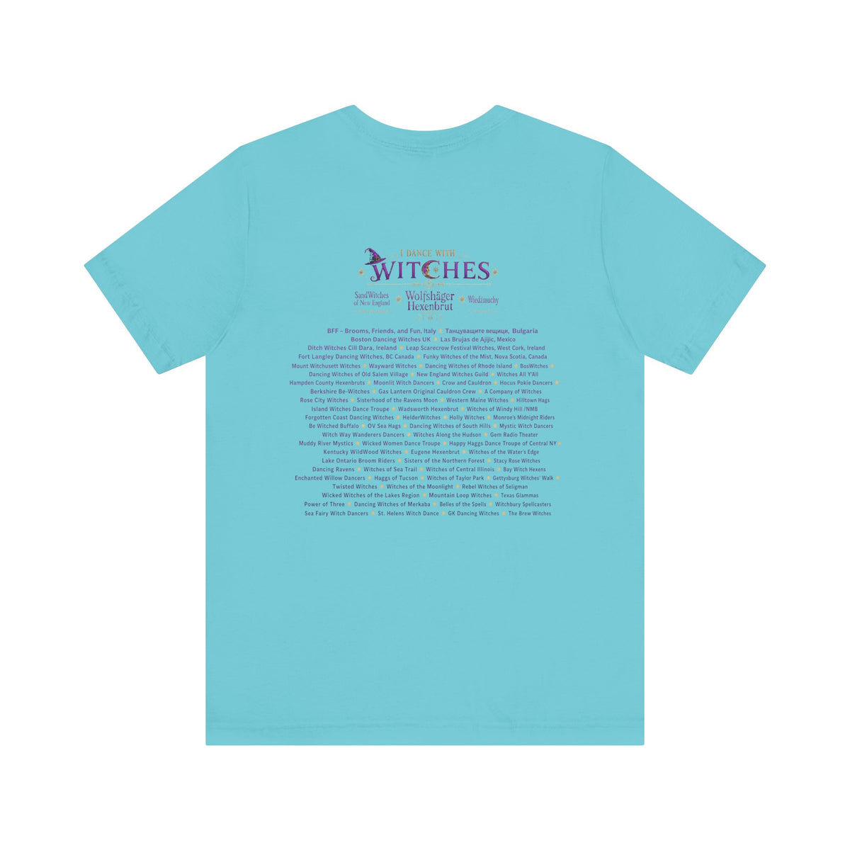 Global Fulfillment - Witch Dance United 2026 T-Shirt  Purple Lettering— Dancing for Peace, Love & Unity Tee