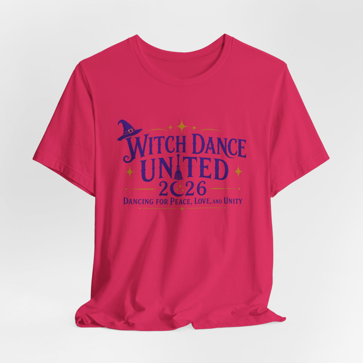 New & Updated Witch Dance United 2026 T-Shirt — Dancing for Peace, Love & Unity Tee