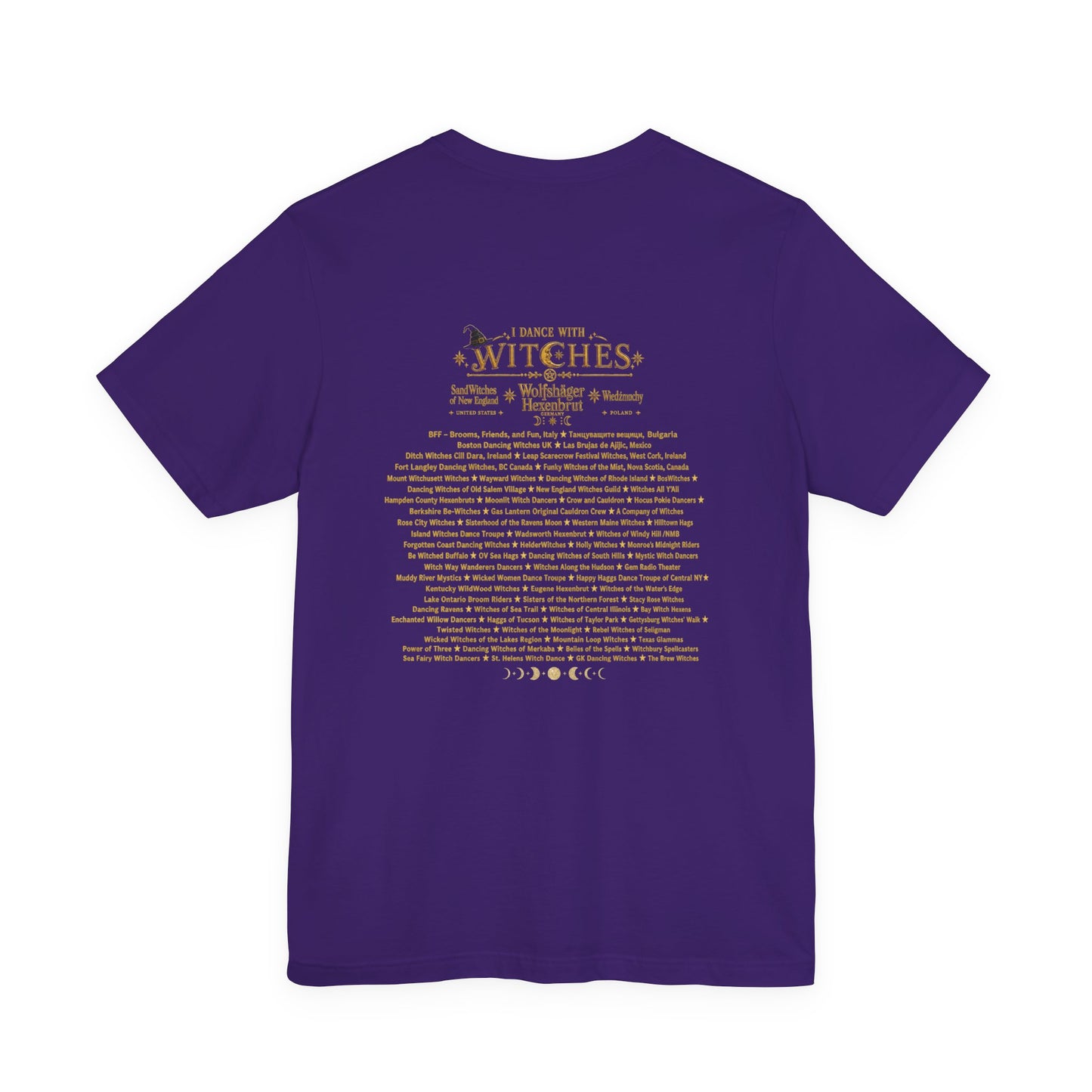 New Purple Passion Witch Dance United Tee  - Gold Lettering