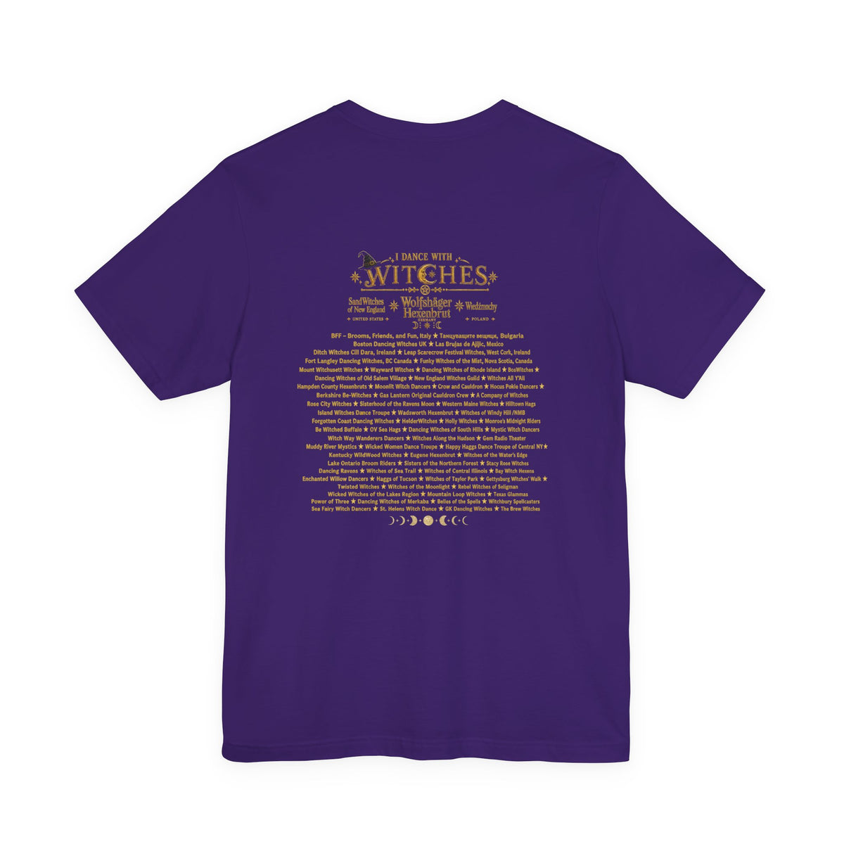 New Purple Passion Witch Dance United Tee  - Gold Lettering