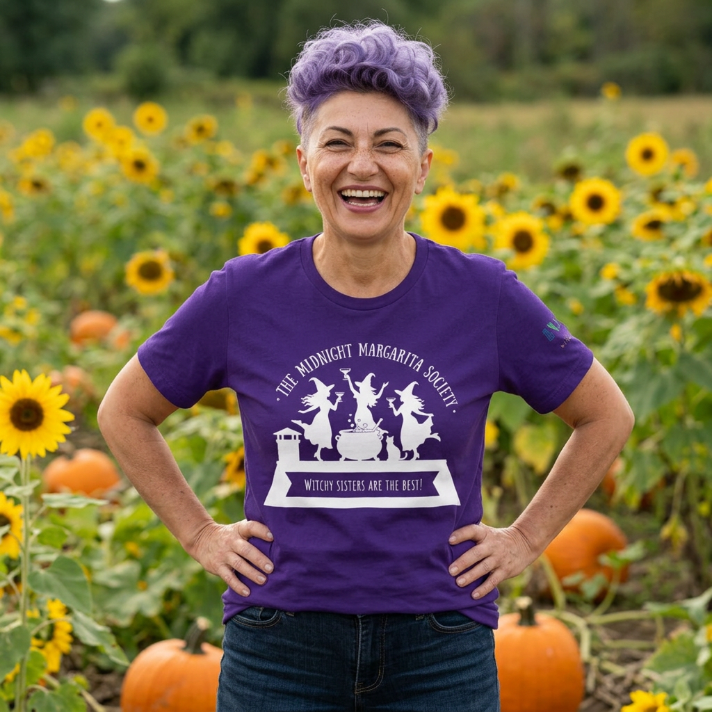 The Midnight Margarita Society — Personalized Witchy Sisters Tee