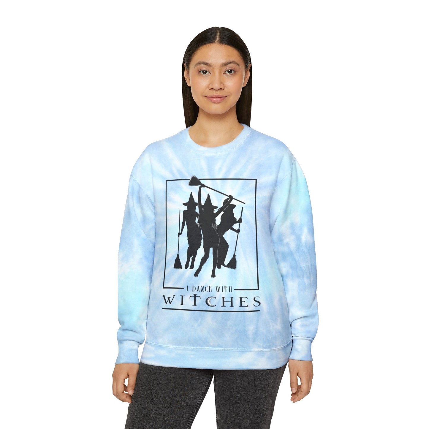 I Dance With Witches Tie-Dye Sweatshirt