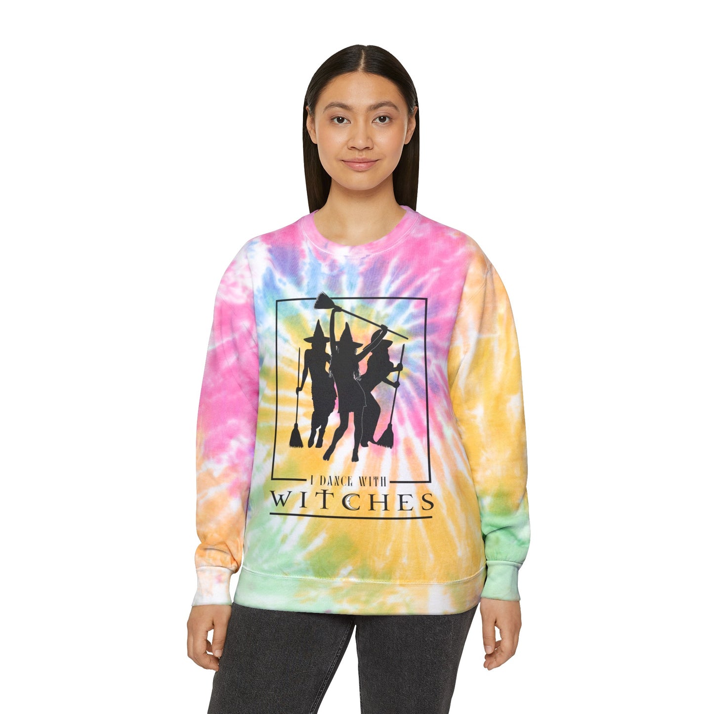 I Dance With Witches Tie-Dye Sweatshirt