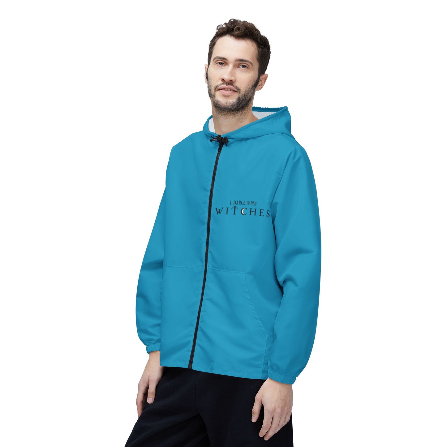 Turquoise IDWW Windbreaker Jacket