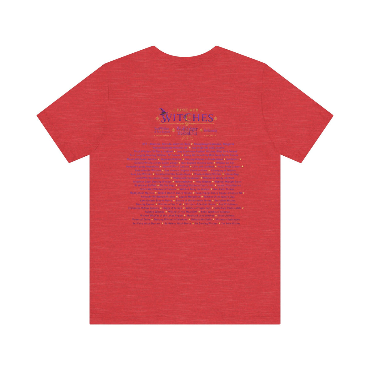 Global Fulfillment - Witch Dance United 2026 T-Shirt  Purple Lettering— Dancing for Peace, Love & Unity Tee