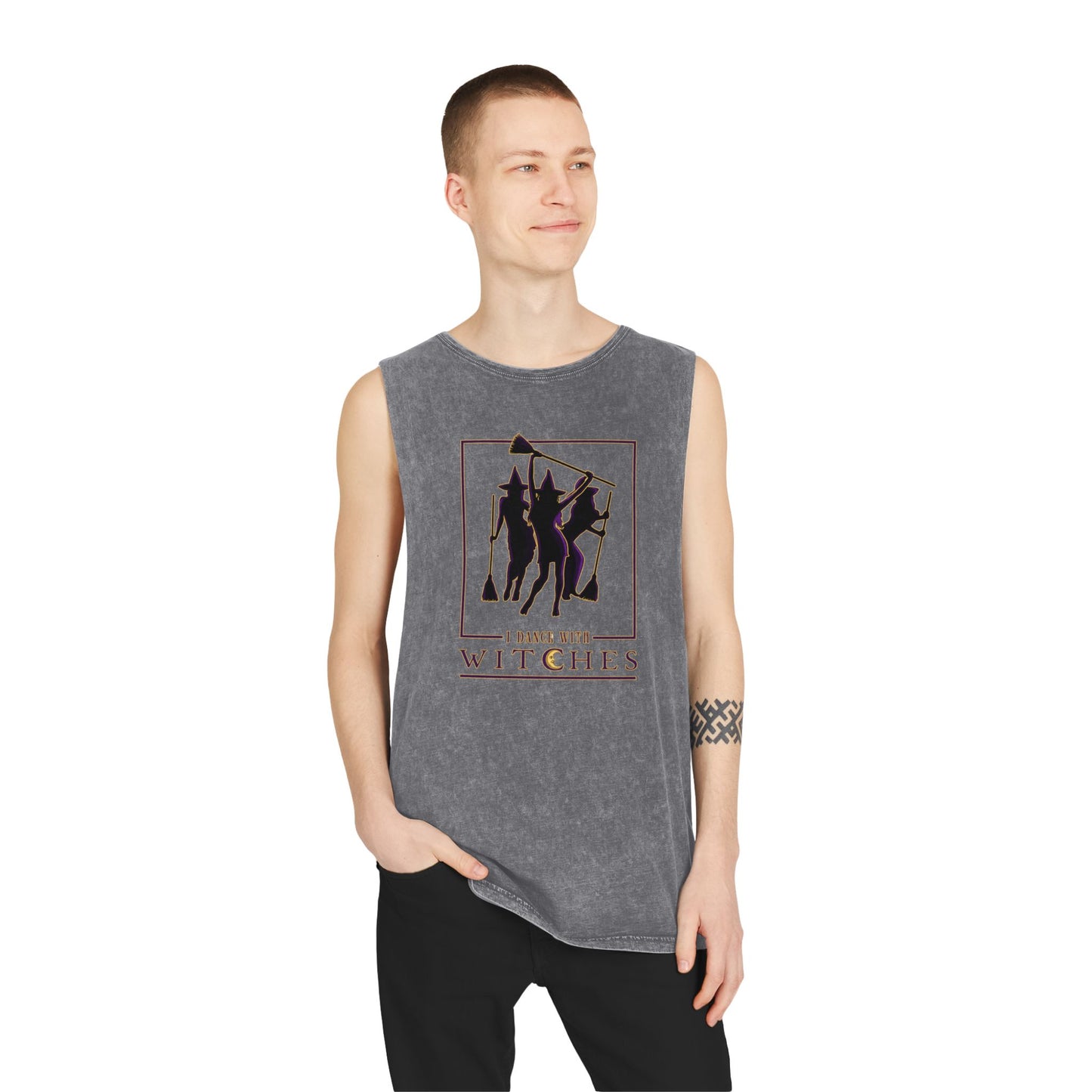 I Dance With Witches – Stonewash Tank