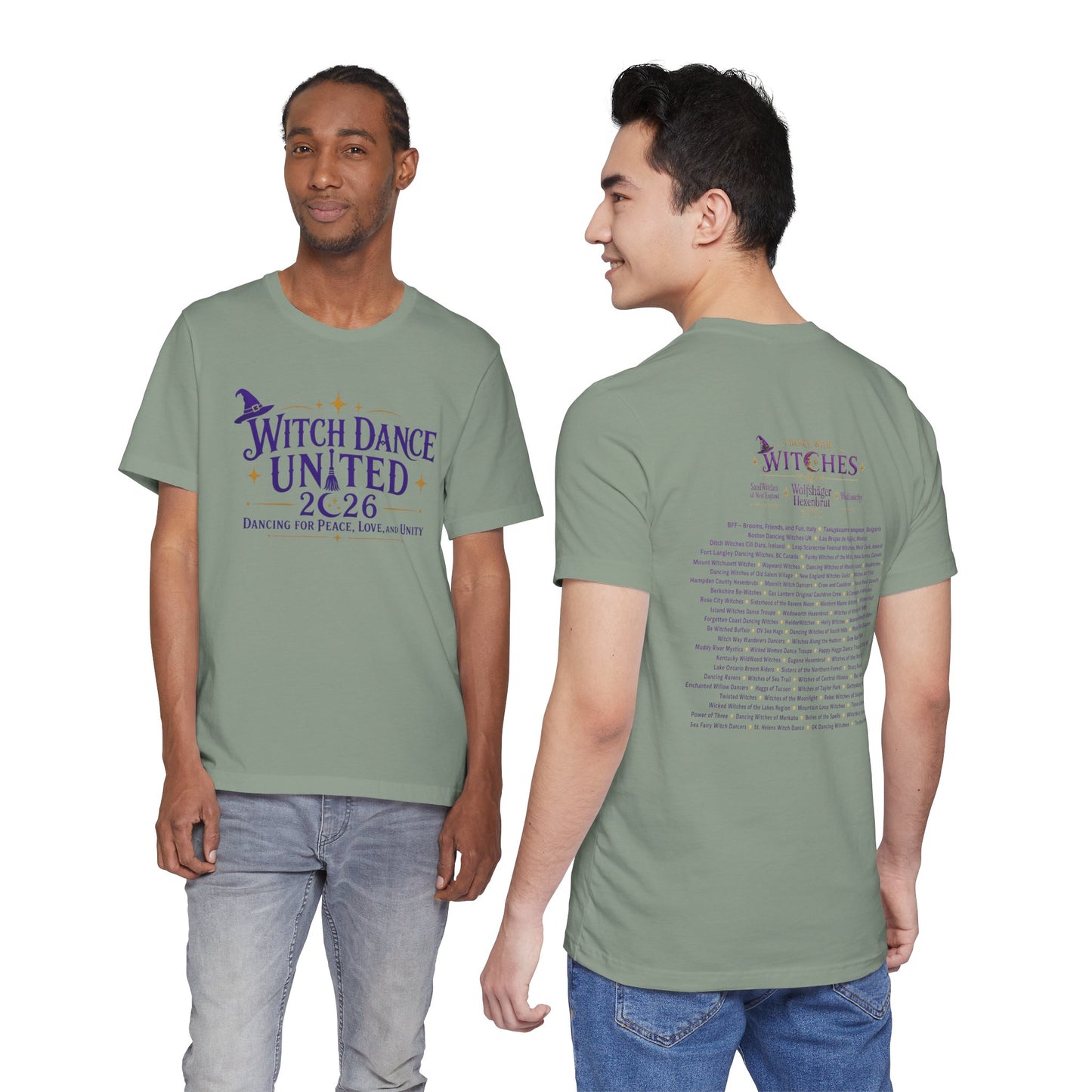 New & Updated Witch Dance United 2026 T-Shirt — Dancing for Peace, Love & Unity Tee