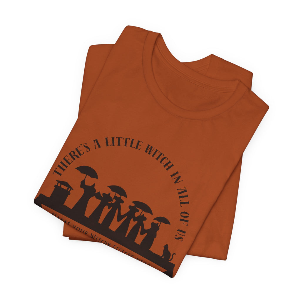 There’s a Little Witch in All of Us — Personalized Witchy Sisters Tee