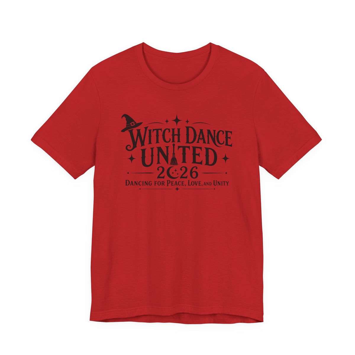 Witch Dance United 2026 Tee – Dancing for Peace, Love & Unity