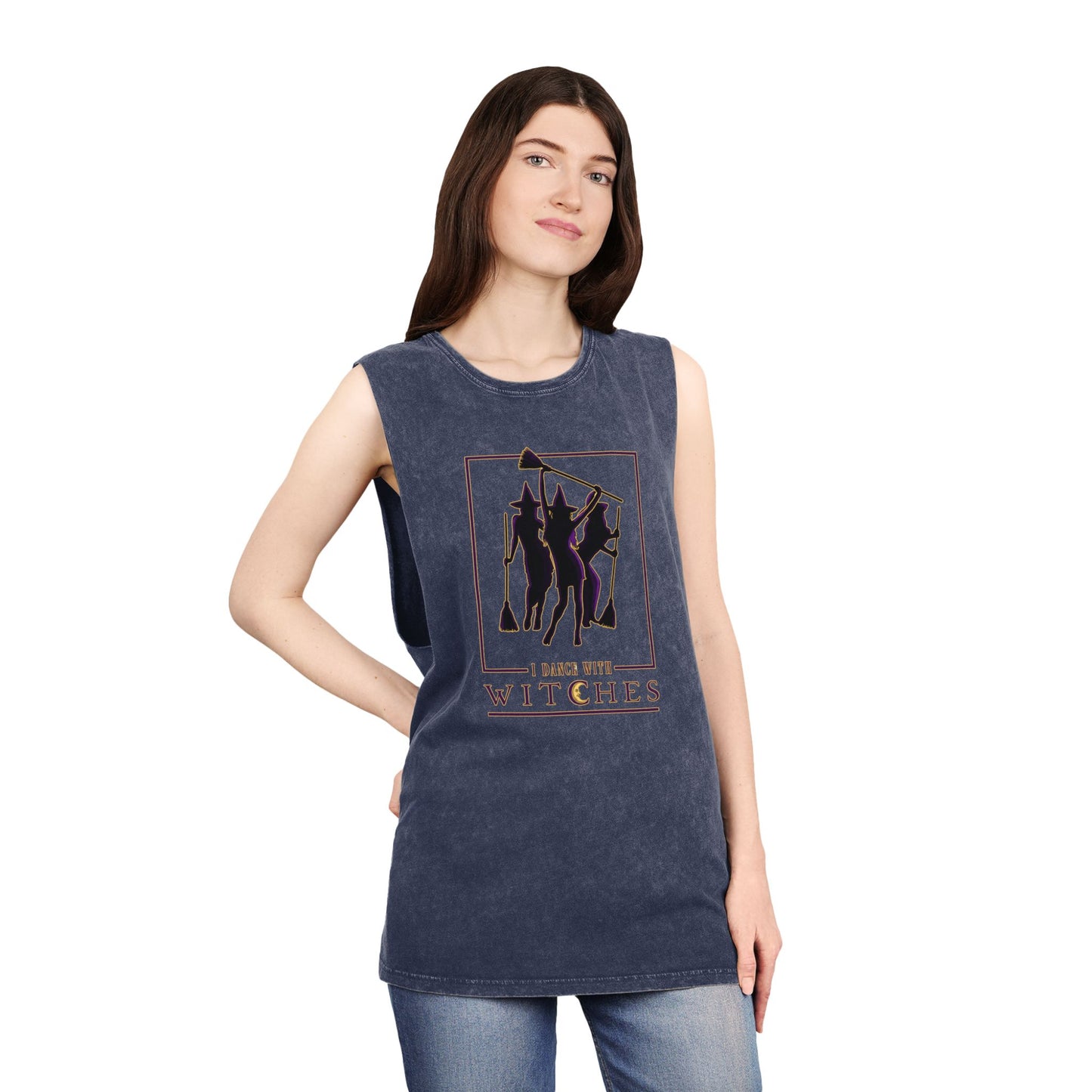 I Dance With Witches – Stonewash Tank