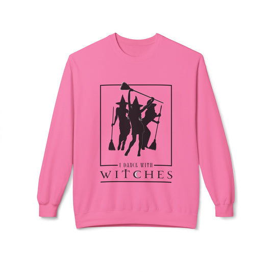 I Dance With Witches Fleece Crewneck Sweatshirt