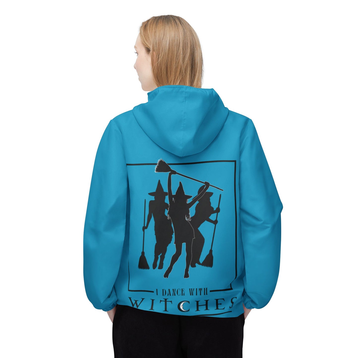 Turquoise IDWW Windbreaker Jacket