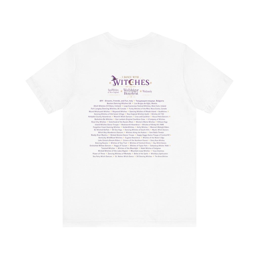 Global Fulfillment - Witch Dance United 2026 T-Shirt  Purple Lettering— Dancing for Peace, Love & Unity Tee