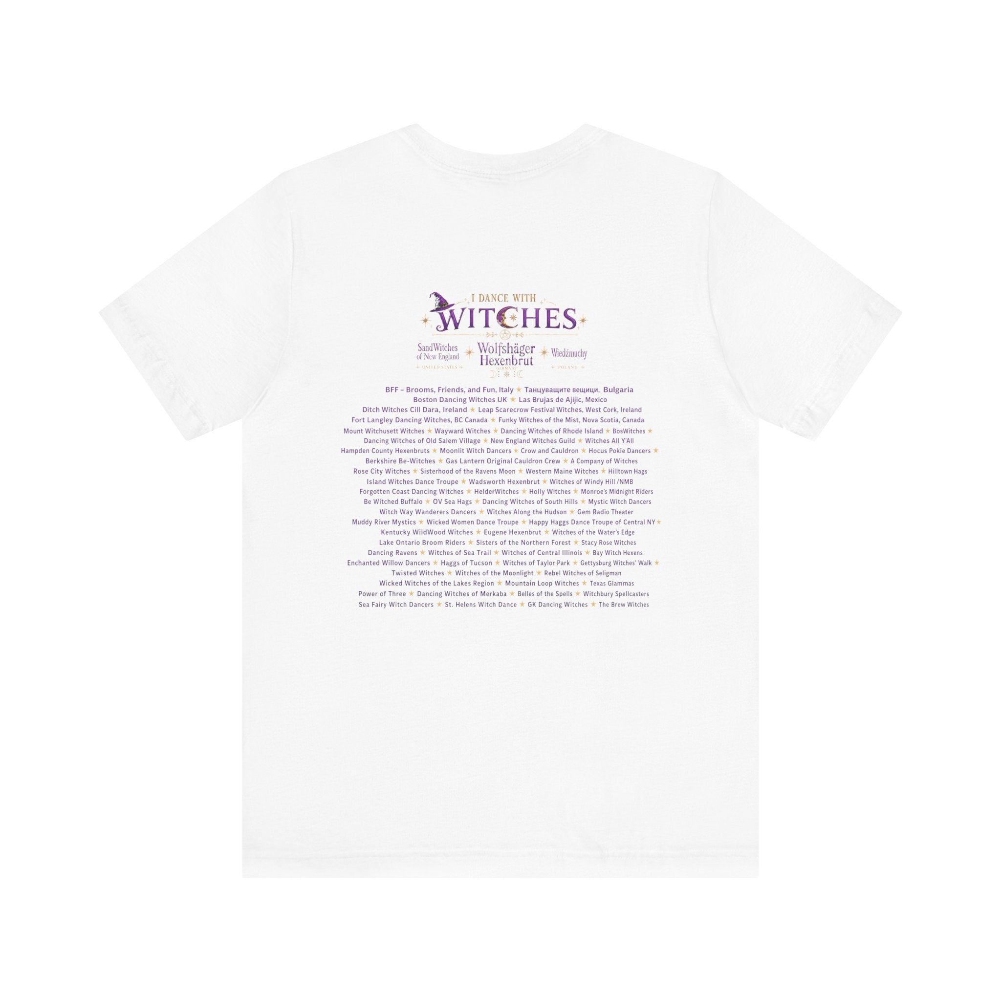 Global Fulfillment - Witch Dance United 2026 T-Shirt  Purple Lettering— Dancing for Peace, Love & Unity Tee