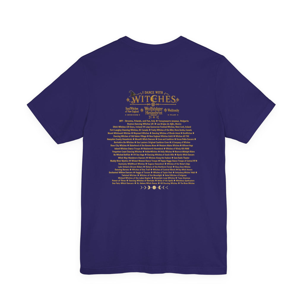 New Purple Passion Witch Dance United Tee  - Gold Lettering