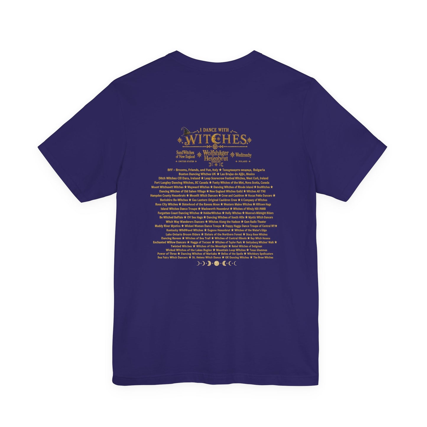 New Purple Passion Witch Dance United Tee  - Gold Lettering