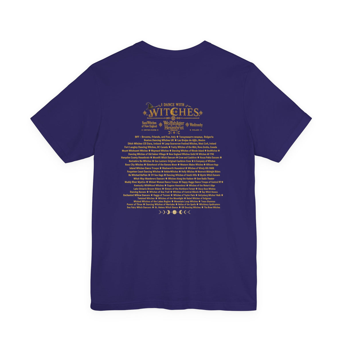 New Purple Passion Witch Dance United Tee  - Gold Lettering