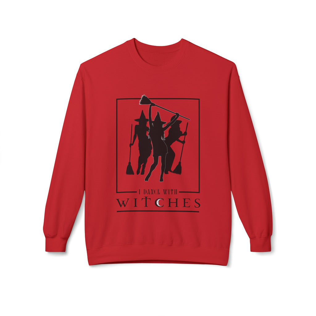 I Dance With Witches Fleece Crewneck Sweatshirt