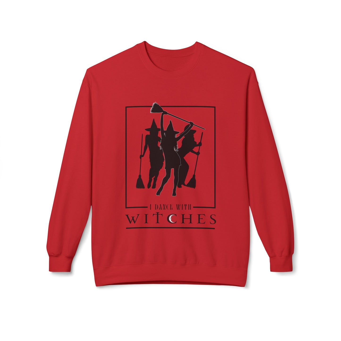 I Dance With Witches Fleece Crewneck Sweatshirt