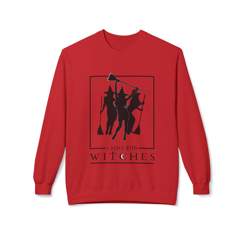I Dance With Witches Fleece Crewneck Sweatshirt