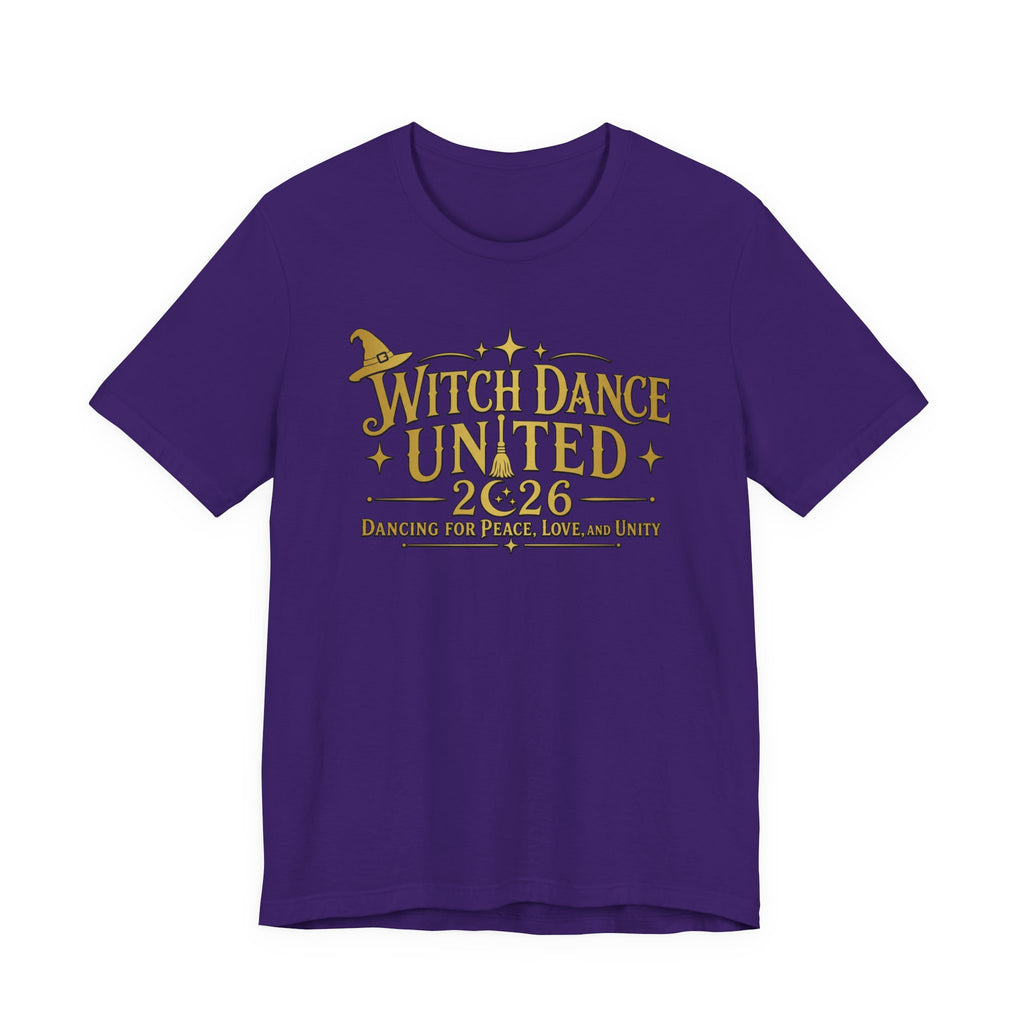 New Purple Passion Witch Dance United Tee  - Gold Lettering