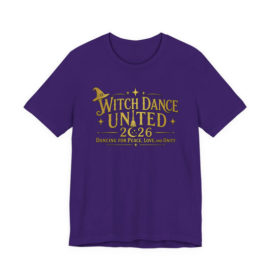 New Purple Passion Witch Dance United Tee  - Gold Lettering